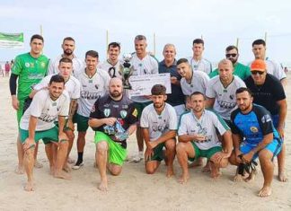 Santa Rosa do Sul e Sombrio levam os títulos do praiano de areia
