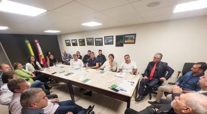 Deputado Tiago Zilli e prefeitos da Amesc apresentam demandas ao novo secretário de Infraestrutura