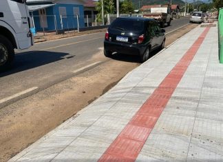 Ruas de Jacinto Machado recebem passeios padronizados