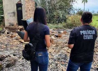 Corpo é encontrado em casa incendiada em São João do Sul