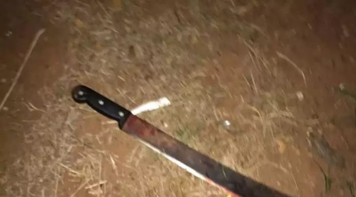 Homem é agredido com facão em Santa Rosa do Sul