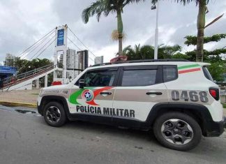 PM atende ocorrência de ameaça em Passo de Torres