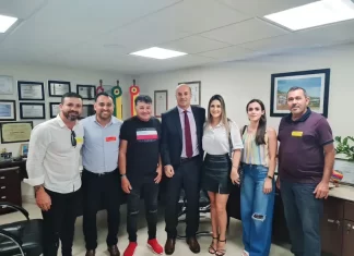 Comitiva de lideranças gaivotenses busca recursos na ALESC