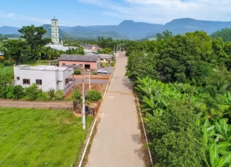 Praia Grande conclui as pavimentações na Comunidade de Cachoeira de Fátima