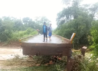 Enxurrada em Timbé do Sul traz situação de emergência