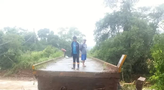 Enxurrada em Timbé do Sul traz situação de emergência