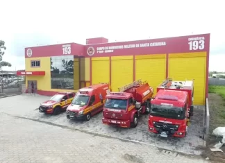 Corpo de Bombeiros de Sombrio está em novo endereço Bombeiros 01
