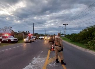 PMSC realiza operação Amesc Segura