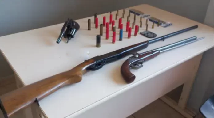 Dois homens são detidos por porte ilegal de arma de fogo