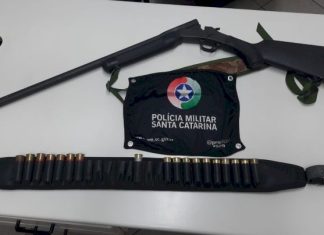Homem é detido por porte ilegal de arma de fogo e caça
