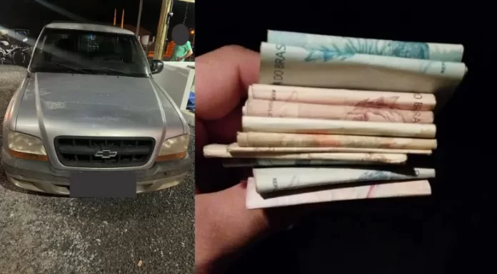 PM de Passo de Torres recupera veículo e dinheiro de bandido que cometeu latrocínio em Maquiné/RS