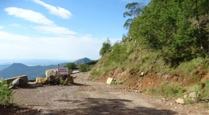 Interdição total na Serra da Rocinha no feriado de Páscoa