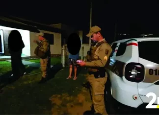 Bandidos invadem residência e rendem família em São João do Sul