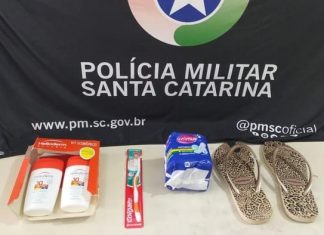 Ladrão de farmácias é capturado pela PM em Sombrio