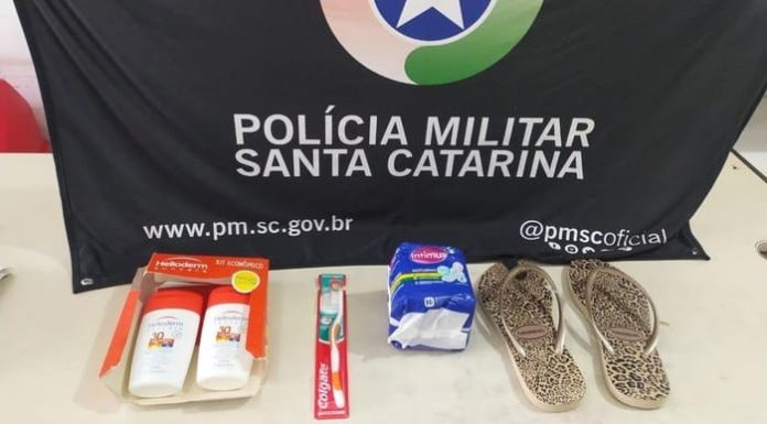 Ladrão de farmácias é capturado pela PM em Sombrio