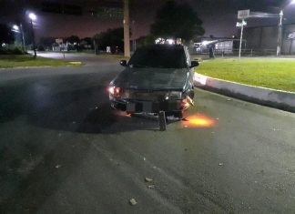 Acidente de trânsito em Sombrio mobiliza PM na madrugada desta quarta-feira