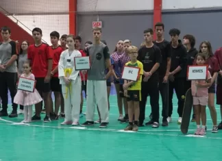 Abertura dos Jogos Escolares de Sombrio conta com a presença de atletas de renome