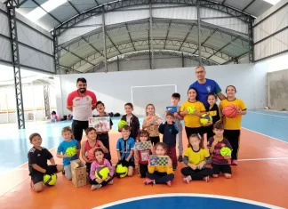 Santa Rosa do Sul: Escolas recebem novos materiais esportivos