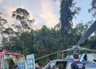 Aeronave do SAER e SARA SUL presta apoio ao SAMU