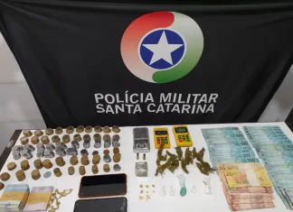 Ação da Polícia Militar de Sombrio apreende drogas, dinheiro e captura traficante