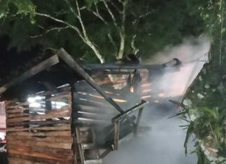 Turvo: vândalos ateiam fogo em casa usada para eventos natalinos