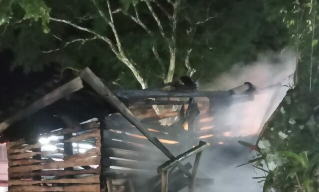 Turvo: vândalos ateiam fogo em casa usada para eventos natalinos