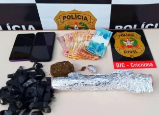 Polícia Civil realiza operação e apreende droga e dinheiro em Criciúma