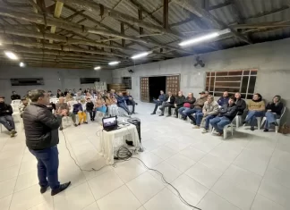 Santa Rosa do Sul: Reunião abre série de encontros de prestação de contas