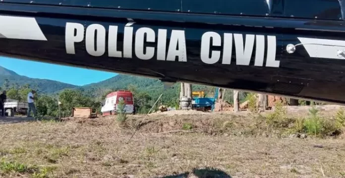 Morro Grande: trabalhador fica gravemente ferido ao cair de aproximadamente oito metros de altura