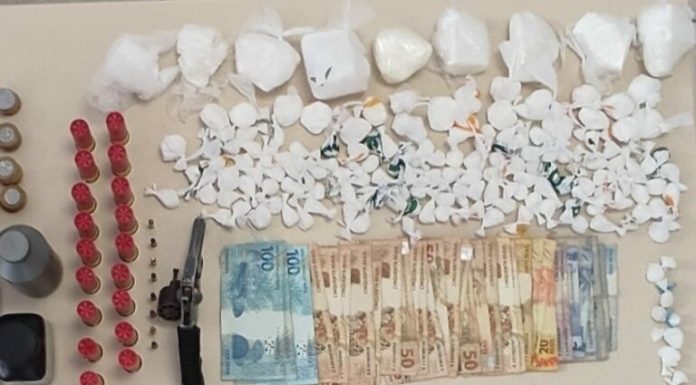 Polícia Civil prende homem com arma, munições e drogas em Jacinto Machado
