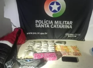 PM prende homem com mais de 1kg de maconha em Araranguá