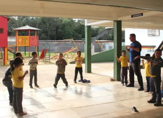 Escola de Sombrio inicia o ensino em tempo integral