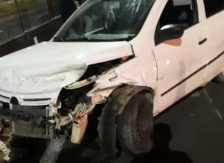 Colisão na BR 101 em Sombrio é registrada na madrugada de domingo