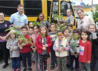 Pré-escolar com agenda intensa sobre a Semana do Meio Ambiente