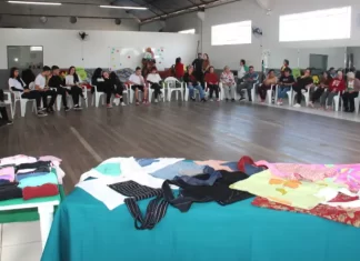 Parceria entre o CITI e alunos sombrienses produz bolsas ecologicamente corretas