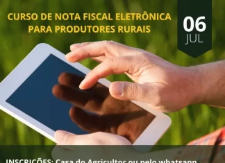 Santa Rosa do Sul: Curso de Nota Fiscal Eletrônica para produtores rurais.