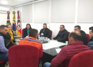 Prefeitura de Sombrio e Defesa Civil realizam reunião de ações para as fortes chuvas