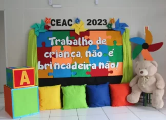 CEAC de Sombrio faz atividades alusivas ao Dia Mundial Contra o Trabalho Infantil