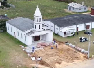 Sombrio: Praça da comunidade do Campo D’água já foi iniciada