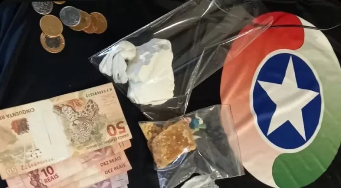 Homem atira contra policiais em Gaivota e PM apreende drogas e recupera produtos