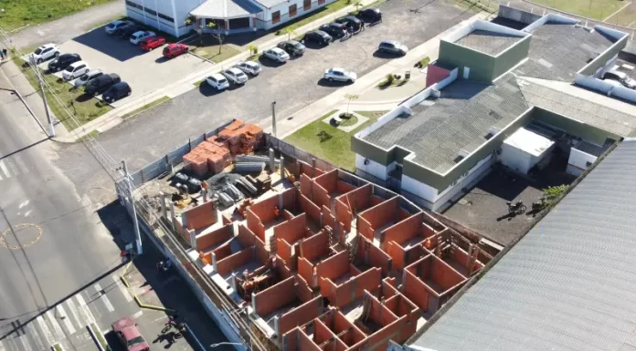 Nova sede do Caps de Sombrio está em construção