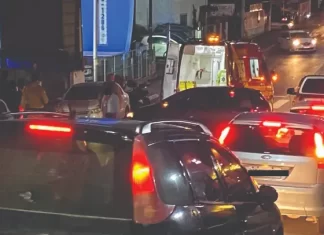 Acidente na Lomba da Rússia em Sombrio chama atenção