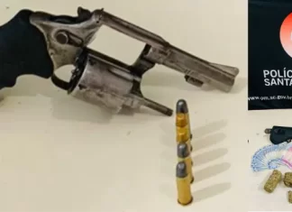 Polícia Militar apreende arma, munições e drogas após ocorrência de disparos de arma de fogo