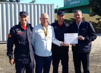 Cooperja destina valor do ICMS para Corpo de Bombeiros de Santo Antônio da Patrulha