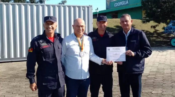 Cooperja destina valor do ICMS para Corpo de Bombeiros de Santo Antônio da Patrulha