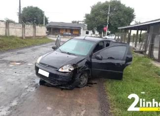 Homem com mandado de prisão tenta fuga cinematográfica em Balneário Gaivota, mas acaba preso