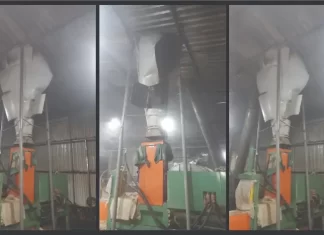 Bombeiros atendem incêndio em empresa de Sombrio