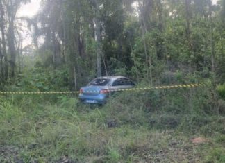 Carro usado em assalto na Quarta Linha é abandonado em Maracajá