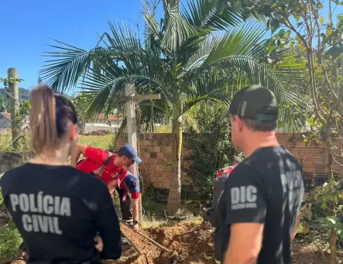 Polícia Civil encontra corpo de mulher desaparecida há 10 meses em Tubarão
