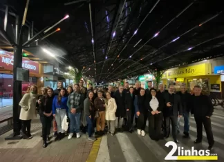 Muita Emoção na Inauguração da Rua Coberta de Sombrio